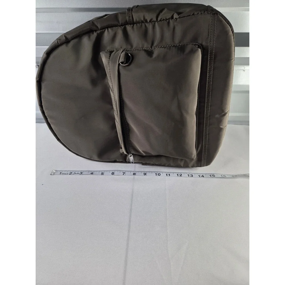 Wild Fable Green Puffer Backpack Recycled Polyester Front Pocket NWT